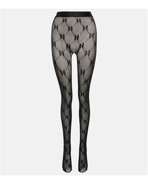 black gucci pattern tights|gucci pantyhose.